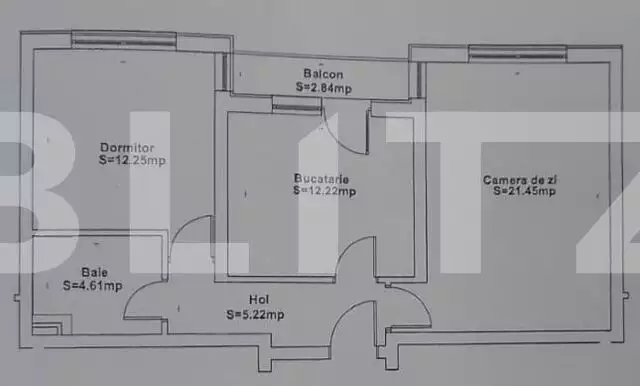 Apartament 2 camere, decomandat, 56,mp, Zona Doamna Stanca 