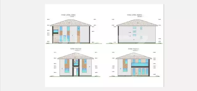 Casa in faza de proiect 4 camere, 1 bucatarie, 3 bai in Micesti