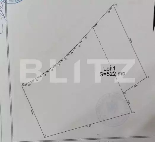 Teren intravilan, 522 mp, zona Ampoi - Arex