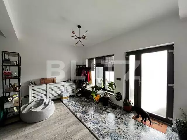 Duplex nou mobilat/utilat modern, P + E de 101 mp utii, cu teren 190 mp, Damila