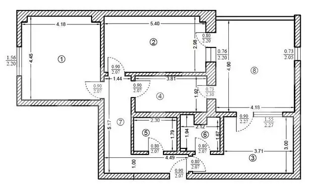Apartament de trei camere decomandate, 73mp, terasa de 20mp, metrou Jiului
