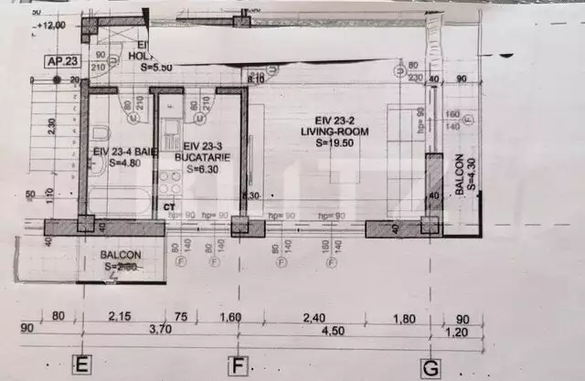 Garsoniera, Craiovita Noua langa Lidl, bloc nou cu suprafata de 46 mp