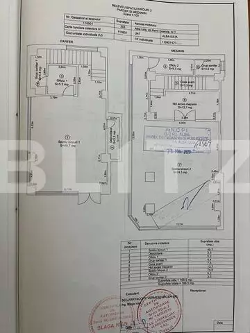 Spatiu comercial P+1 166mp zona centala