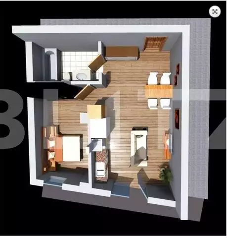 Apartament de 2 camere,  48 mp,bloc nou, zona Corneliu Coposu