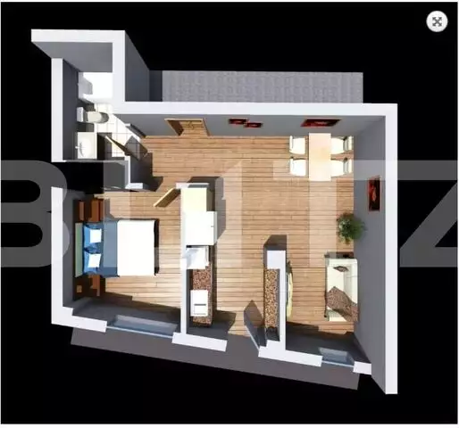 Apartament de 2 camere, 50.28mp,bloc nou, zona Corneliu Coposu