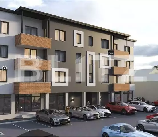 Apartament 2 camere, bloc nou, 49 mp, zona Cetate