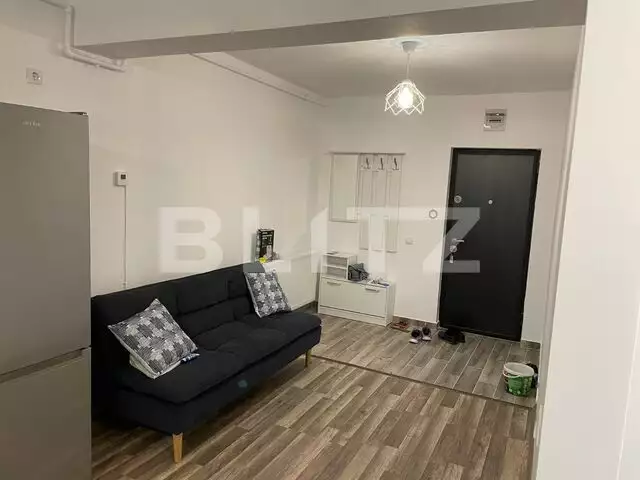 Apartament cu 1 cameră, 35mp+balcon, etaj intermediar, D