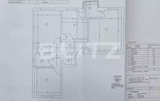 Apartament 3 camere, 77mp, Calea Bucuresti, zona Mc Donlads