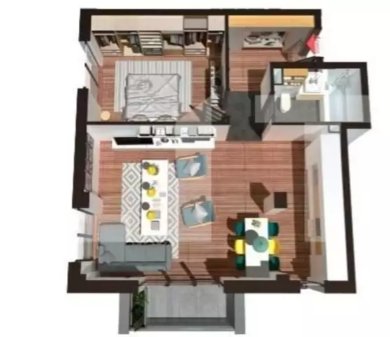 Apartament 2 camere, 63 mp, Finisat, etaj intermediar, zona exclusivista Floresti