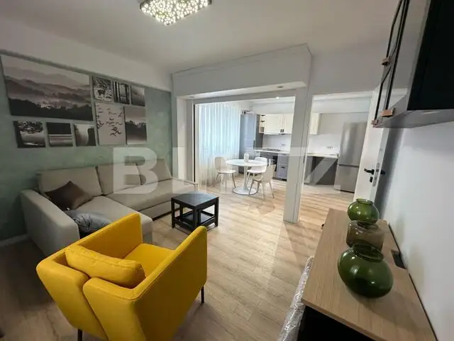 Apartament 2 camere, 46mp, MOBILAT SI UTILAT, BLOC NOU, zona -Kaufland