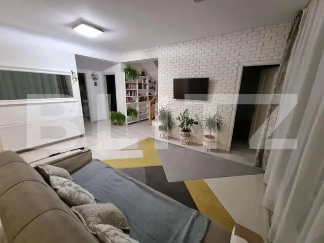 Apartament la duplex, 5 camere, 200mp, gradina, zona Petrom, Baciu