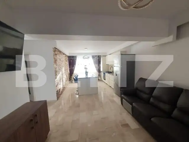 Apartament cu 3 camere, 54 mp, mobilat si utilat de lux, zona Petrom