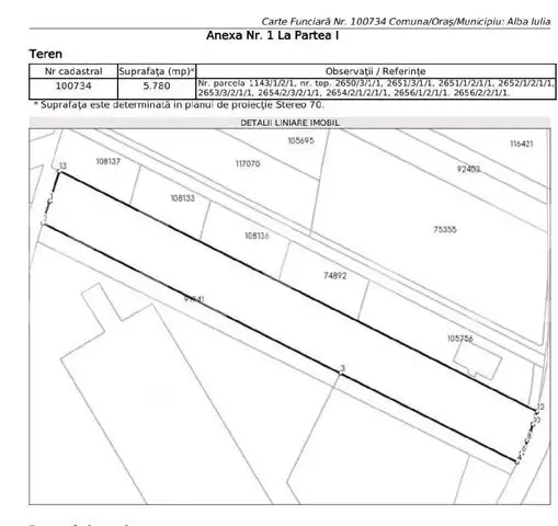  Teren intravilan, 5780 mp, zona Bazin Olimpic