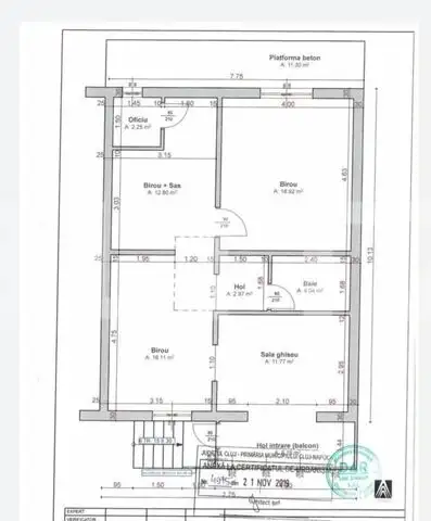 Spatiu birouri, 80 mp, zona Mc Donald's, Manastur