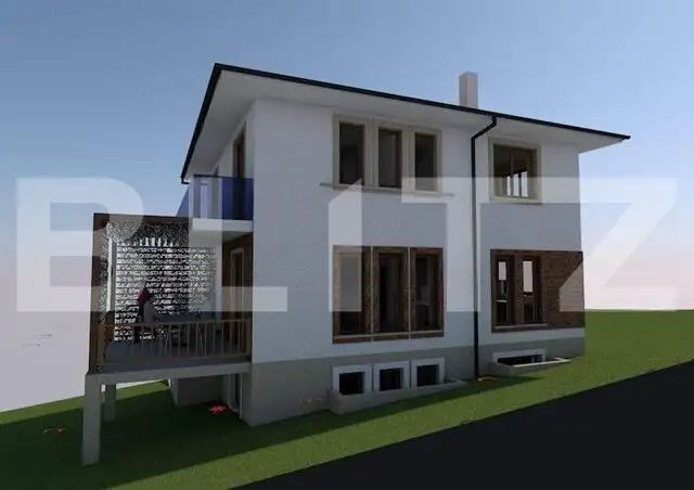 Teren 546 mp, cu autorizatie de constructie casa, Chinteni