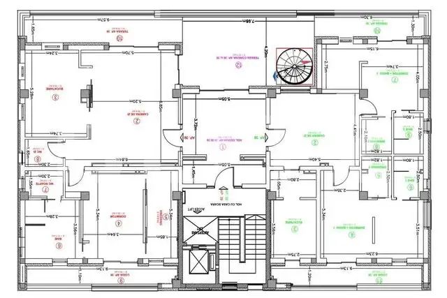 Penthouse UNICAT, singur pe nivel, 240 mp utili+terase 370 mp