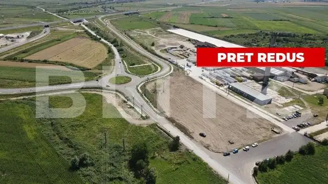 Teren intravilan, 10000 mp, zona industrială Teiuș - Blaj ieșire de pe A10