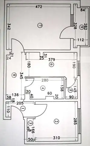 Apartament 2 camere, 45 mp, balcon, Rovine(Helmat)