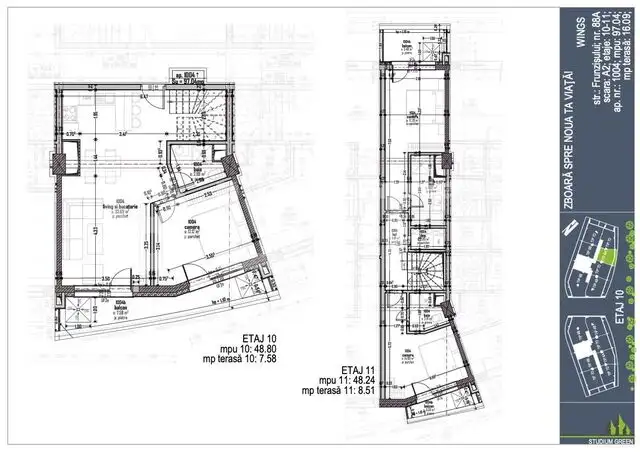 Apartament de vanzare in complexul Wings