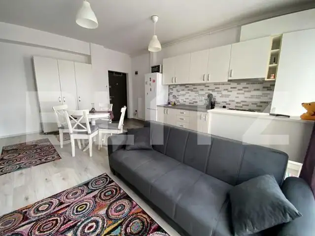 Apartament la cheie: 2 camere, 40 mp, bloc nou, Borhanci