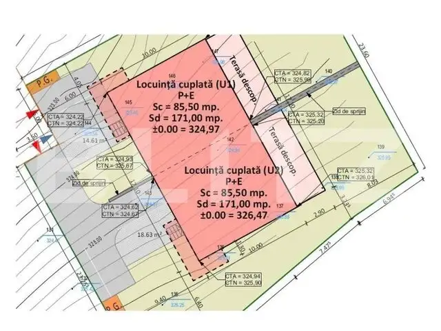 Duplex in ansamblu privat, 120 mp utili, zona Aerodrom Dezmir