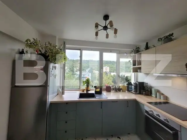 Apartament cu panorama, 3 camere, 58mp utili, zona Grigorescu 