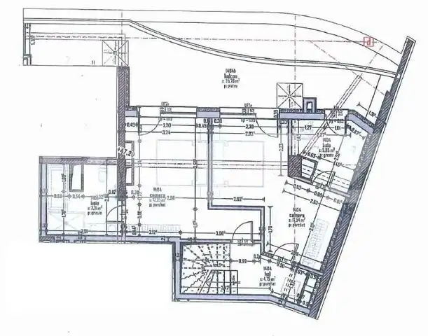 Penthouse pe 2 nivele, 131mp, priveliste deosebita, complex Wings