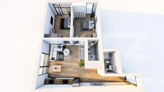 Apartament spațios în bloc nou, 3 camere,77 mp – zonă premium în Cetate