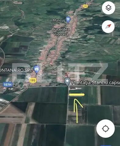 Teren extravilan, 800 mp, zona Bucerdea Vinoasă