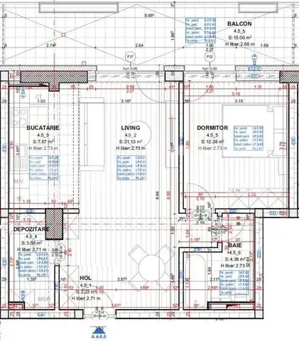 Apartament 2 camere, 67 mp, zona Garii