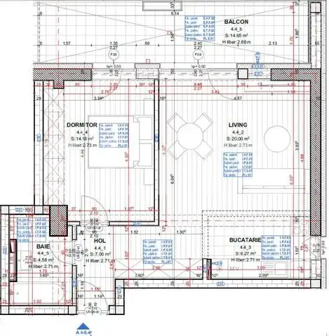 Apartament cu 2 camere, 51.50 mp, zona Garii