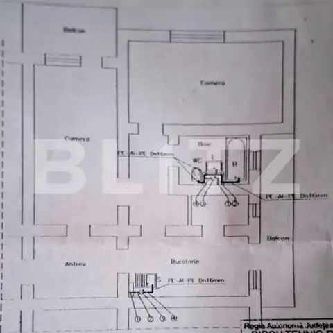 Apartament 2 camere, 56 mp, zona strazii Constantin Brancusi