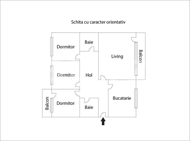 Apartament 4 camere, decomandat, etaj intermediar, garaj, boxa, zona Mogosoaia