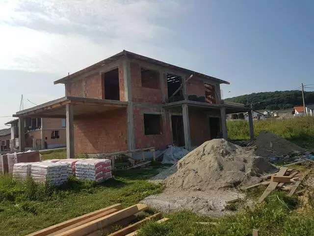 Casa construcție nouă, 152 mp, teren 538 mp, zona sat Chinteni