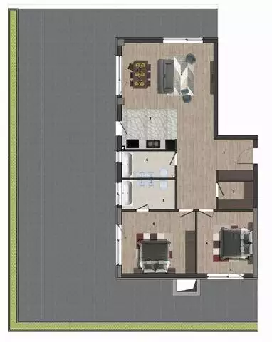 Apartament 3 camere, 94mp, terasa 142mp, cartier Europa!