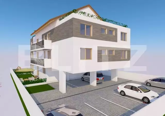 Apartament nou, parcare, zona Musicescu, 48 mp
