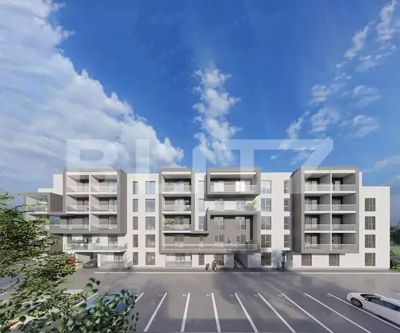 Apartament de 2 camere, 59.31 mp, balcon, finalizare 2022!