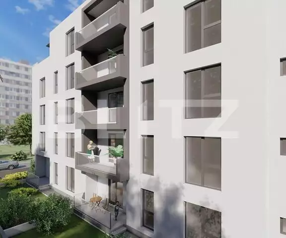 Apartament de 2 camere, 53.33 mp, balcon 6.25 mp, optional parcare!