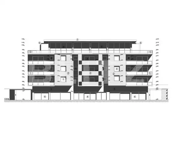 Apartament de 2 camere, 47.70 mp, balcon de 12 mp, parcare, etaj intermediar!