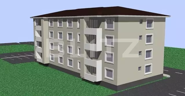 Apartament cu 3 camere, semifinisat, 52 mp, zona Cetatii!