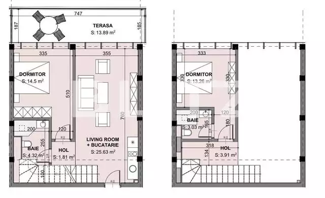 Apartament de 3 camere, ansamblu exclusivist, 97.80 mp, terasa 13.89 mp