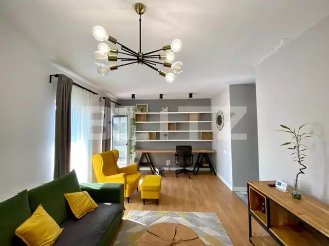 Apartament lux cu 2 camere, parcare, 56 mp, cartierul Borhanci