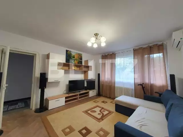 Apartament 3 camere, semidecomandat, 76 mp, mobilat, utilat, zona Giulești