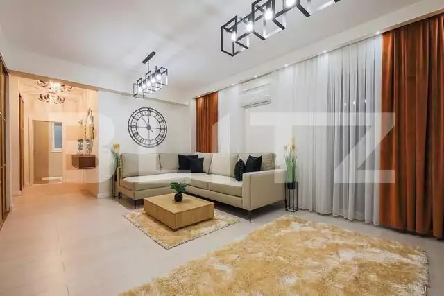 Apartament 2 camere, lux, decomandat, mobilat si utilat, 61 mp utili, zona Aradului