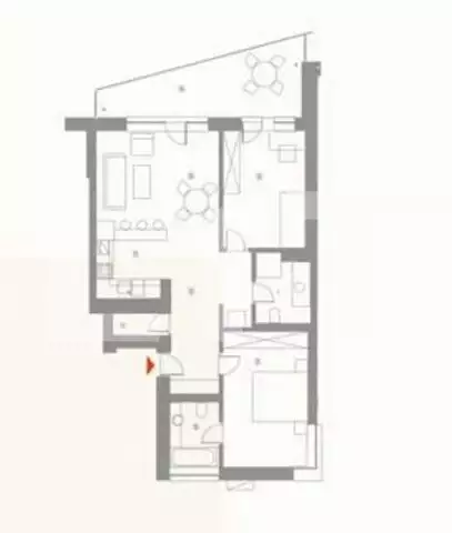 Apartament Lux, 3 camere, 75 mp, terasa 15 mp, Zona Baneasa 