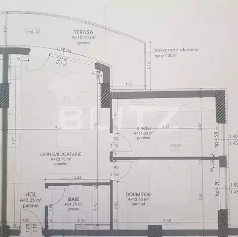 Apartament nou de 3 camere, 63,15 mp, etaj 3, zona Calea Aradului