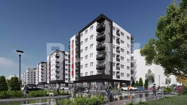 Apartament 3 camere, 65,45 mp + 1 balcon 3,6 mp, zona Selimbar