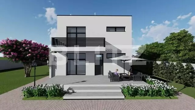 Oportunitate ! Casa mediteraneană parter și etaj cu panoramă spre oraș, teren 350-400 mp, suprafață utilă 120 mp