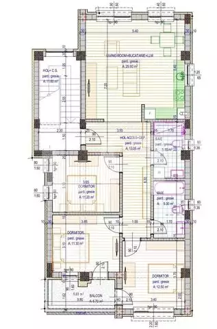 Apartament 4 Camere, 100 mp, etaj intermediar 