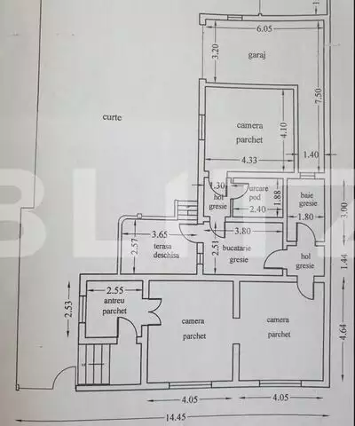 Casa individuala, 120 mp, teren 594 mp, zona Functionarilor